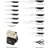 14 Pcs Kitchen Knife Set