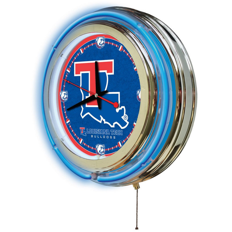 Horloge murale 15 po NCAA, Louisiana Tech