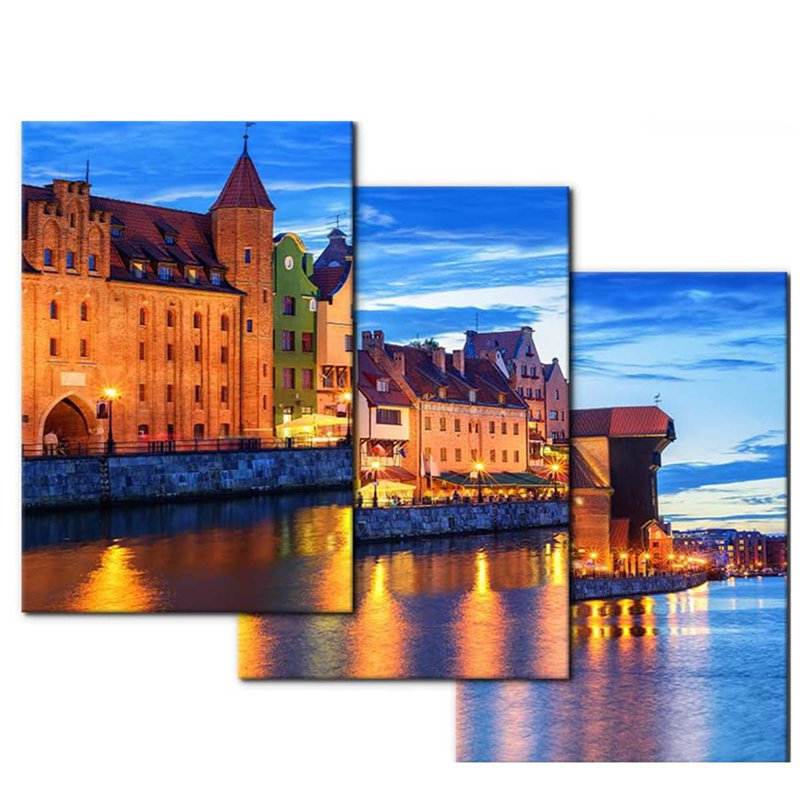 3 Piece Wrapped Canvas Print