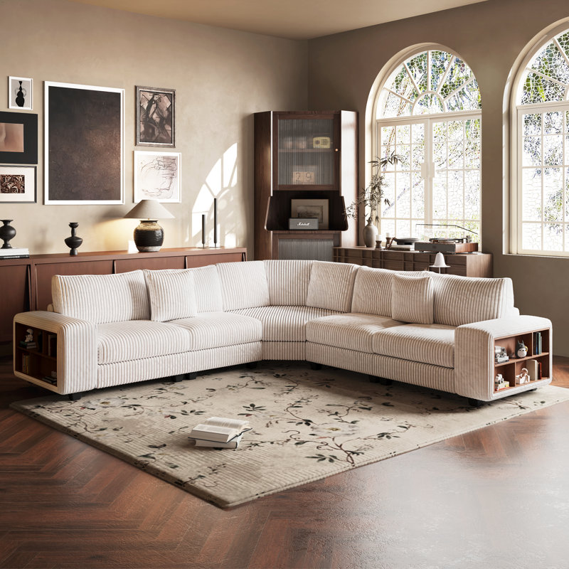 5 - Piece Upholstered Sectional