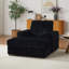 Fauteuil inclinable simple 42,5 pouces en velours côtelé avec dossier-1000137210