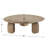  Tiernan Reclaimed Oak Round Coffee Table