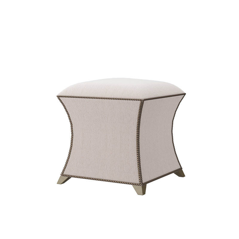 Hayes Upholstered Ottoman, Dune, Queen Bey Flax (Performance fabric) 1358-92