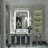 Aevar Super Bright 192 LEDs/m Back LED Lighted Anti-Fog Tempered Glass Bathroom/Vanity Mirror with ETL & 3-Year Warranty-2117522429