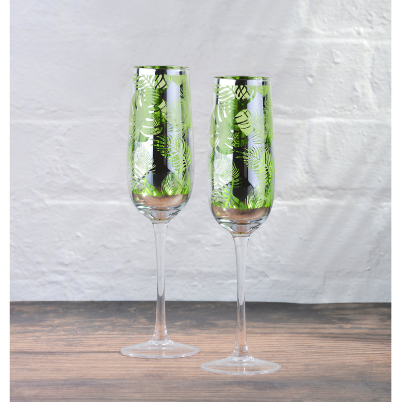 Amanita 0.25ml White Champagne Flute Set