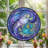 Kettle Comet Stained Glass Window Panel，7.8H-1619410991