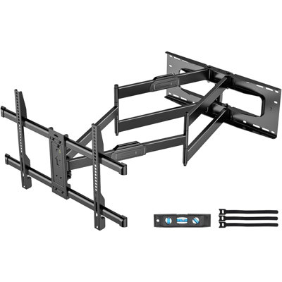 42.9" Long Arm Full Motion TV Wall Mount – Heavy-Duty Dual-Arm Bracket for 42–86" TVs