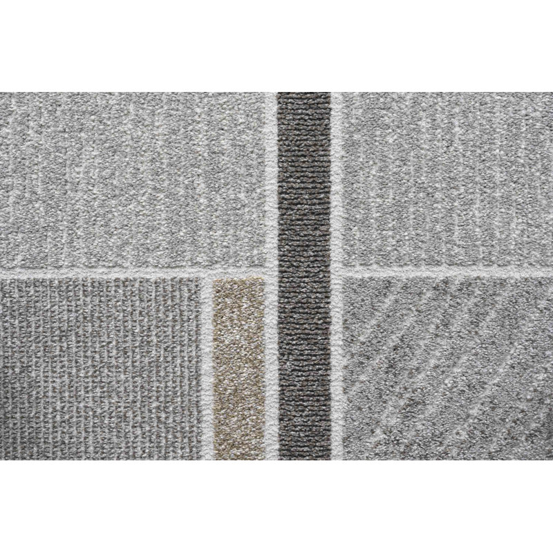 Toney Geometric Area Rug, Rectangle 80 x 150cm