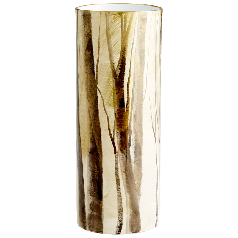 Beige Ceramic / Porcelain Table Vase