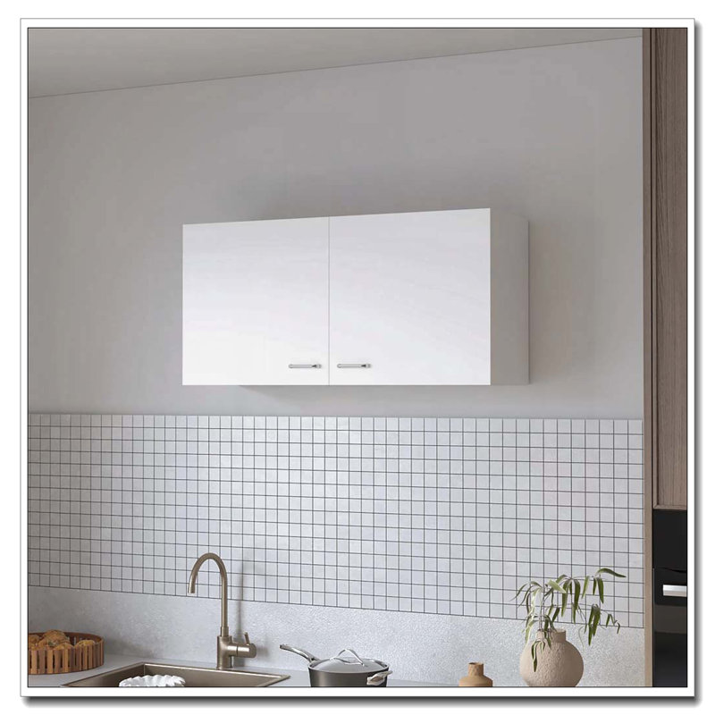 Armoire murale blanche 2 portes