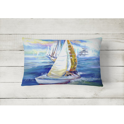 Outdoor Reversible Throw Pillow