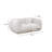 Arezza Stone White Basketweave Modular Loveseat
