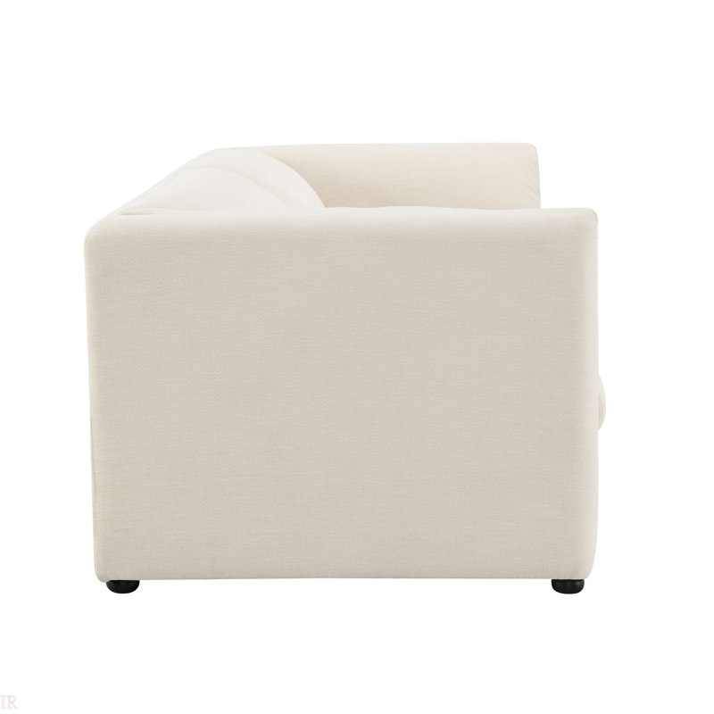 Jaeda Beige Boucle Loveseat