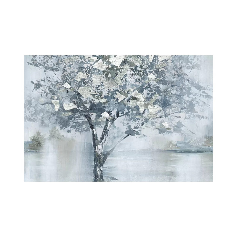 «Foil Foliage» par Nan - impression, Toile tendue, H 40 po x l 60 po x 1,5 po