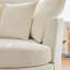 Fauteuil demi-tonneau rembourré en chenille-141022762