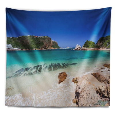 Tapisserie knysna beach south africa de mer