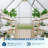 Greenhouse 6x4 FT Aluminum-Framed Heavy Duty Polycarbonate with Quick Setup Structure and Roof Vent Large Enhanced Outdoors Green House Kit-120848488