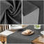 Dark Grey Table Runner 40x180 cm | Seasonal Fall Winter Machine Washable Kitchen Dining Table Decoration for Home Party Decor
