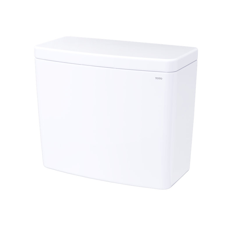 Réservoir de toilette TOTO Glaston 1,28 GPF, blanc coton - ST472EA # 01, Cotton White, Gauche