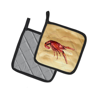 Caroline's Treasures Crawfish Polyester Potholder