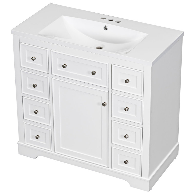 Ensemble de meuble-lavabo avec lavabo Mikaylee
