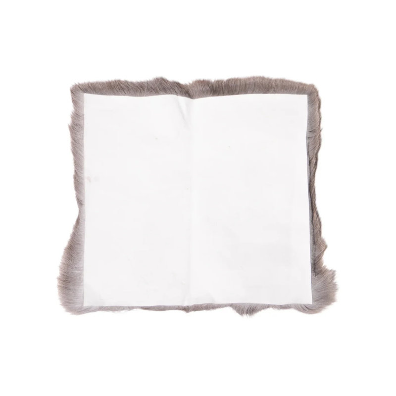 Square Reindeer Hide Chair Pad, Square 40x40x4cm
