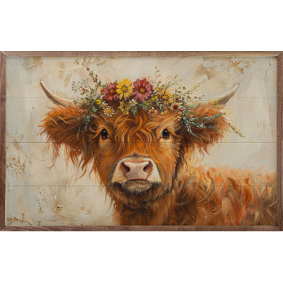 Couronne florale Highland par Petals Prints Design