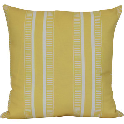 Upscale Getaway Striped Reversible Throw Pillow