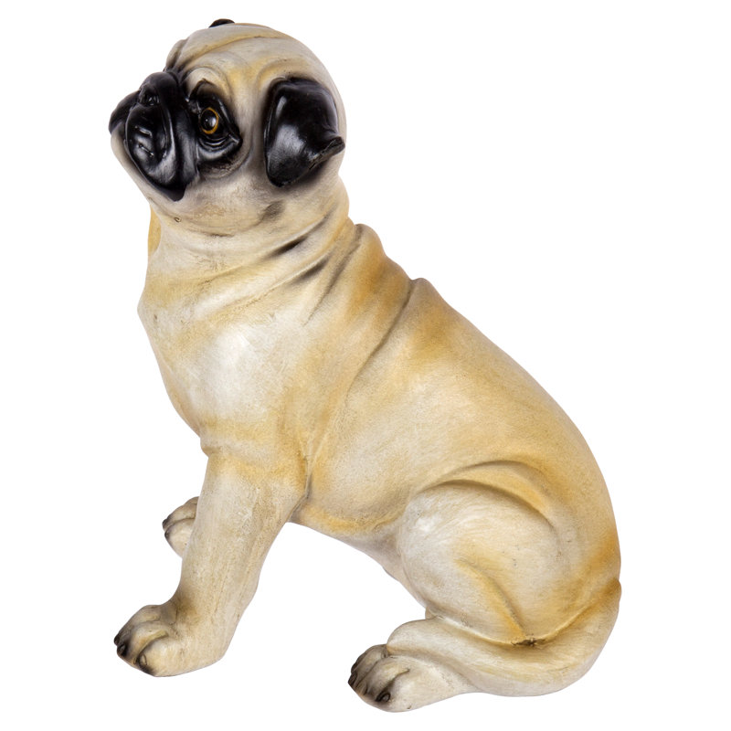 Figurine pour chien assis carlin Judkins