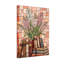 Plantes et fleurs, vitrail, livres, impression d'art sur fond-737034510