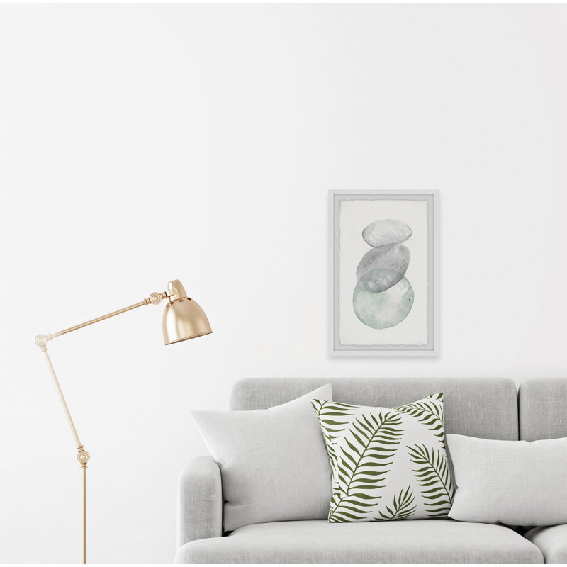 «Elegant Stones», reproduction encadrée, H 18 po x l 12 po x P 1,5 po