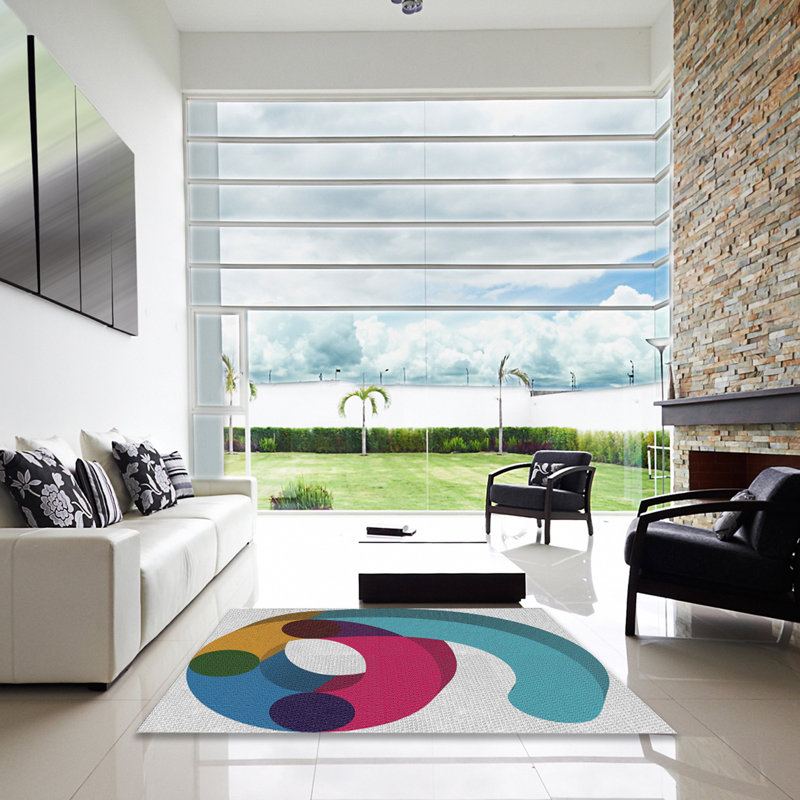 Tapis en laine, Carré 3 pi