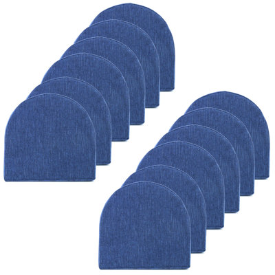 Indoor High Density Memory Foam Chair Pads With Ties