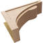 Bois de cèdre brut Viola TimberThane Corbel, apprêté brun clair-88292874