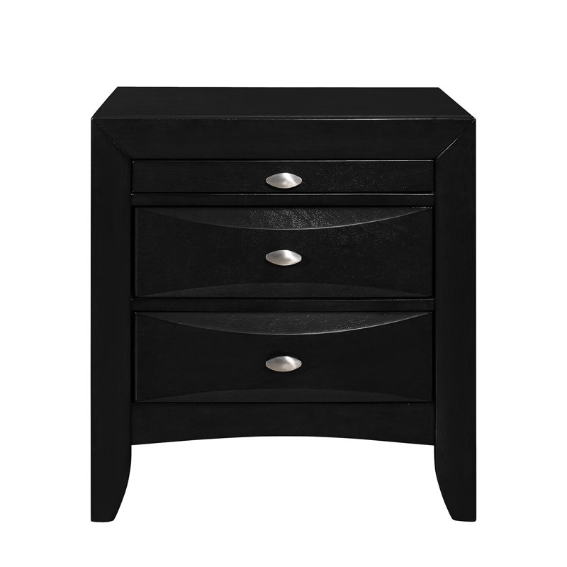 Table de chevet noire Lucille