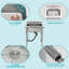 Grand lavabo utilitaire en acier inoxydable 25 po x 22 po