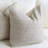 Geometric Handwoven Cotton Pillow Cover Boho Textured Neutral