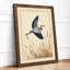 Heron in Flight Botanical - Framed Print-410585092-410585151