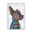 Folk Art Puppy by Angelika Parker - Print on Canvas-42157752-89232722