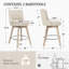 Tabouret de comptoir pivotant 26,7 po Arleine-1085381694