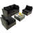 Rattan Sectional Seating Group with Cushions-232317164
