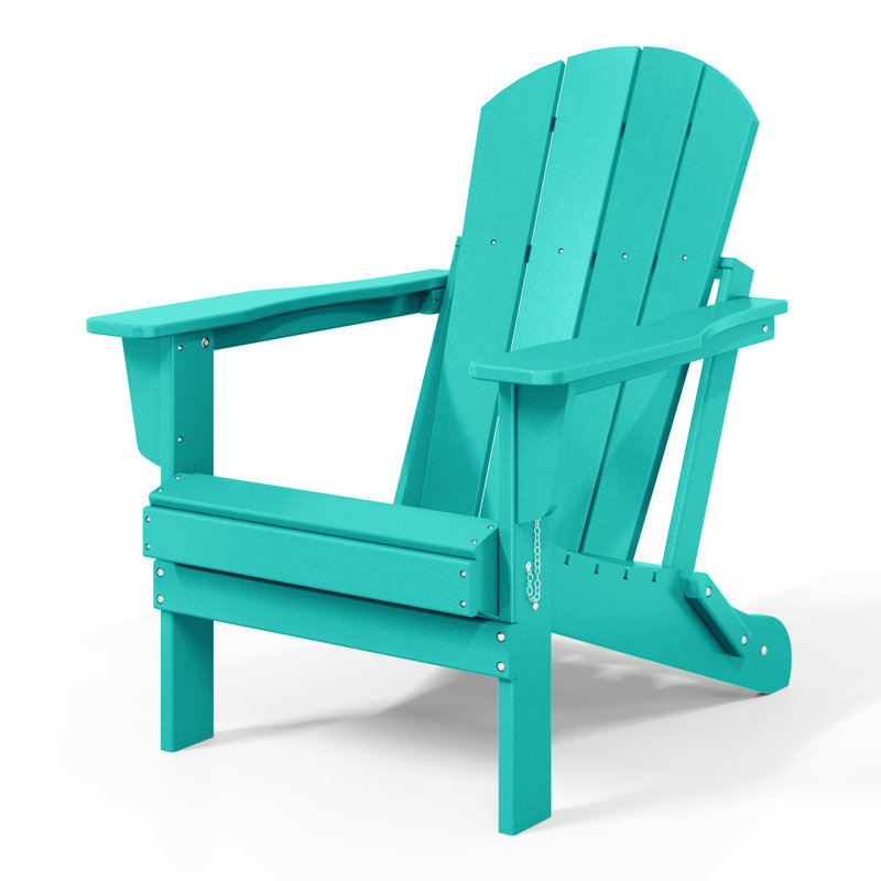 Chaise Adirondack pliante Vinnie, Turquoise