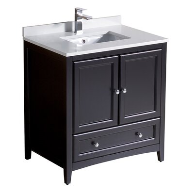 Formosa Fresca 30"" Free-Standing Single Sink Bathroom Vanity Set -  FCB2030ES-CWH-U