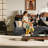 Merchelle Modular L-Shaped Sectional Sofa, 5-Seat, Reversible Configuration, Chenille Upholstery In Rust Orange, Removable Cushions, Modern Deep-Seat-741060665