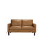 Causeuse en cuir Soria, brun