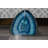 Evelynn Non-Skid Teal Agate Bookends-33484856