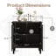 Buffet de rangement Vintage 2 pièces-265685603