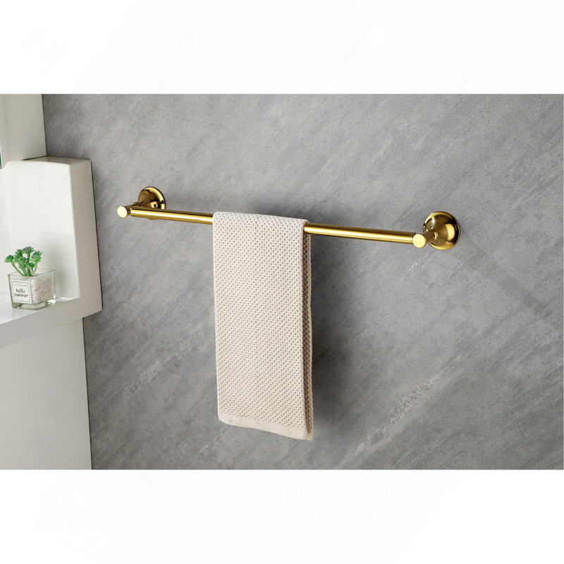 Ensemble de quincaillerie pour porte-serviettes de salle de bain 6 pièces en laiton massif, Gold