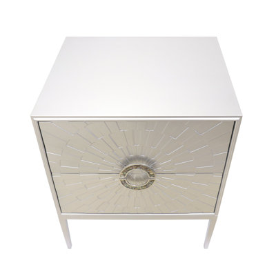 Table de chevet 2 tiroirs Pearl