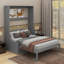 Grand lit escamotable mural avec coussin-390948902